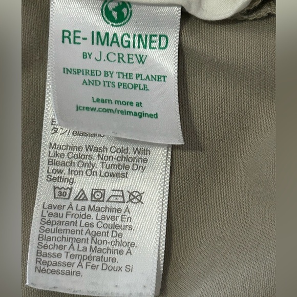 J. Crew Flex Chinos Men’s 35x32 Slim Fit Khaki - Picture 5 of 10